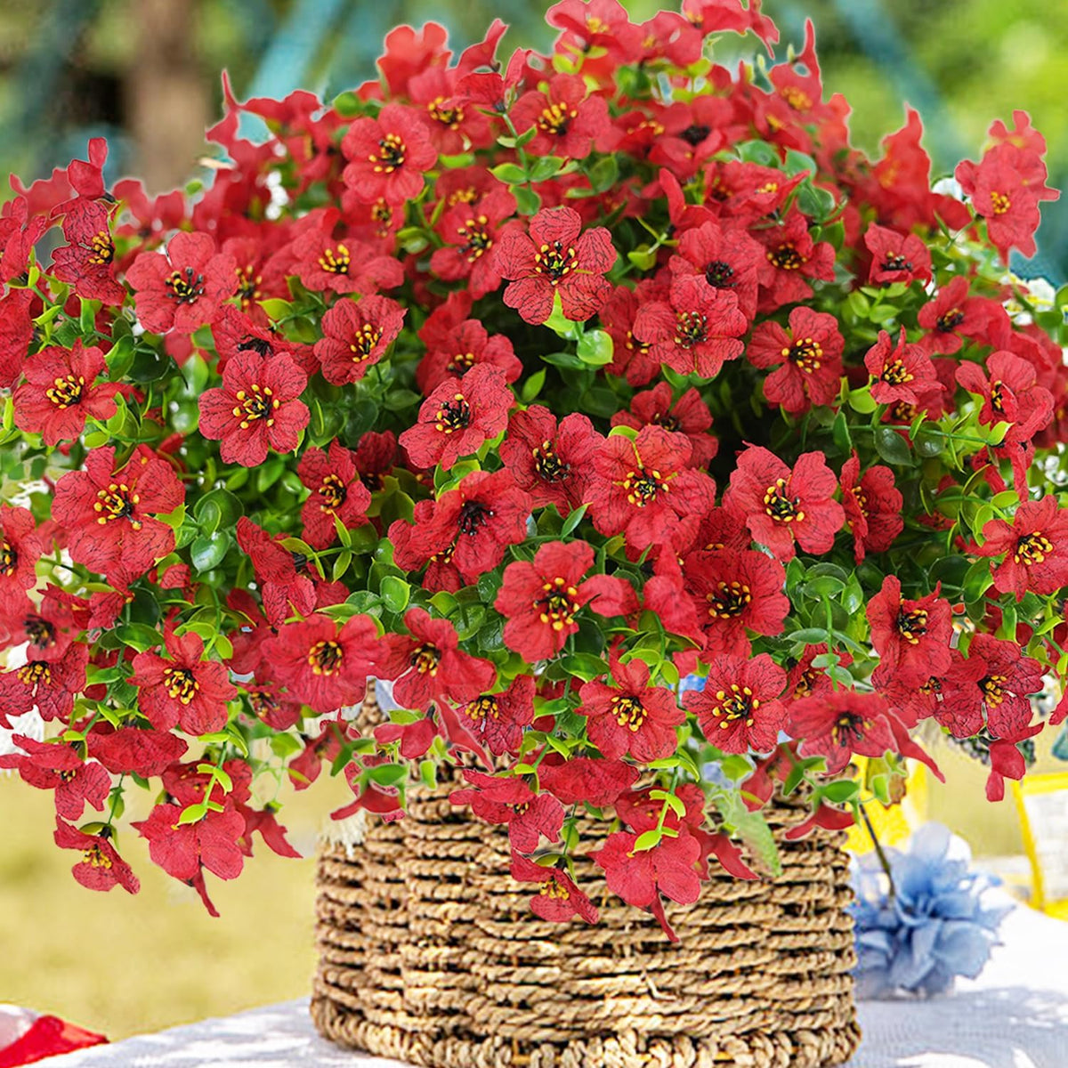 Upgraded High-grade Material 🌱 Rainproof Lifelike Artificial Flowers With UV-Shield Coating