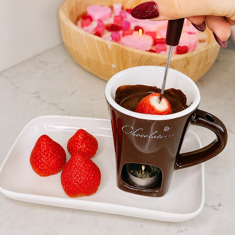 Ceramic Chocolate Fondue Mug