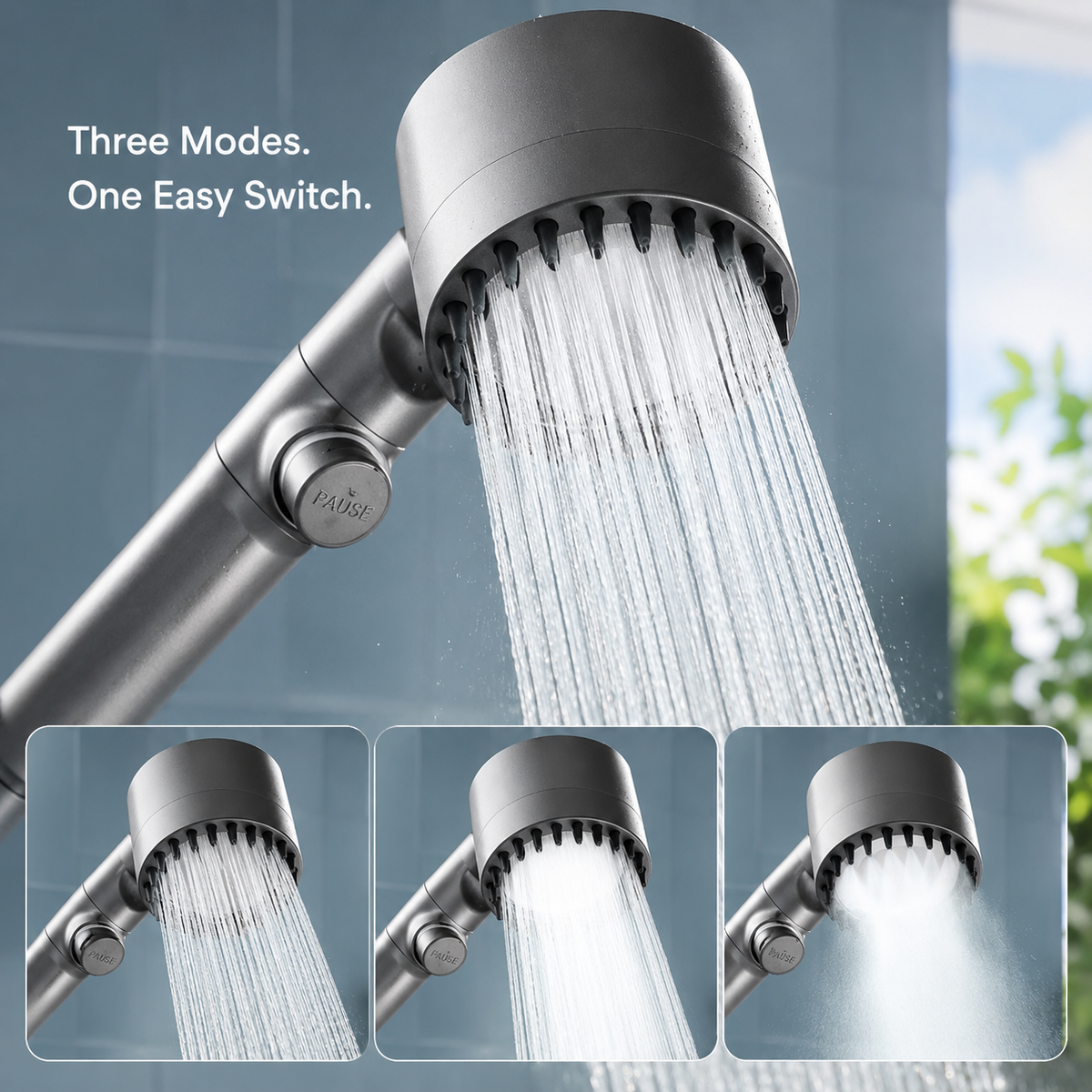 4-in-1 Massage Shower Head