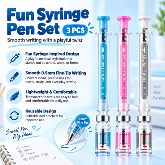 Syringe Shape Gel Pens
