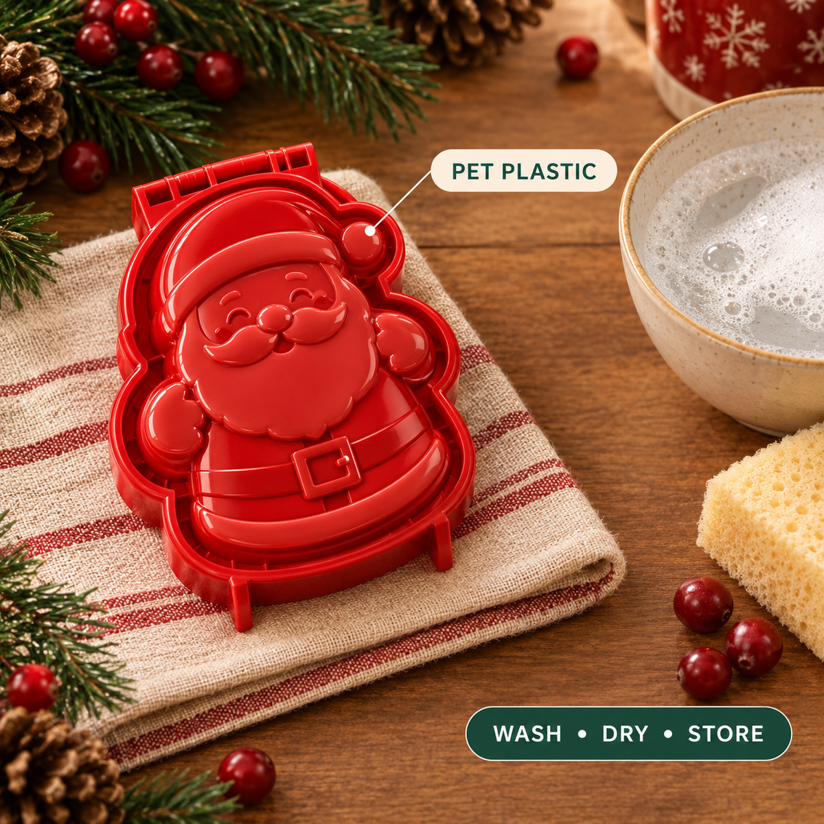Christmas Mini Pie Mold
