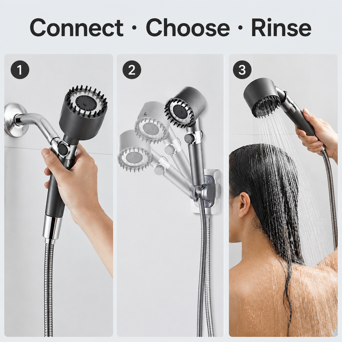 4-in-1 Massage Shower Head
