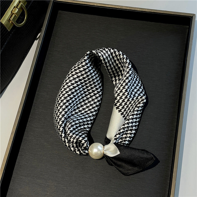 Elegant No-Tie Satin Scarf