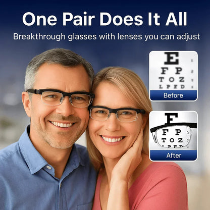 ✨✨BLACK FRIDAY 50% OFF✨:New upgrade 2.0：【ADJUSTABLE FOCUS GLASSES】See Every Moment Clearly!