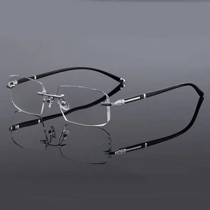 ✨Sapphire high hardness✨Anti blue progressive Far And Near Dual-Use Reading Glasses