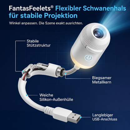 FantasFeelets® Nachtlicht-Projektor – Intelligenter holografischer Sternprojektor🐦‍🔥