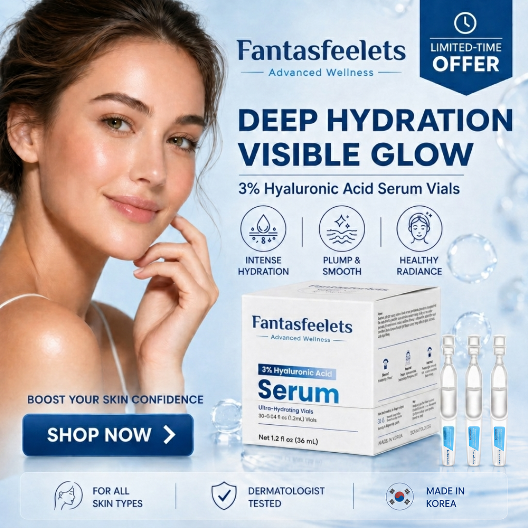Fantasfeelets® 3% Hyaluronic Acid Ultra Hydrating Serum