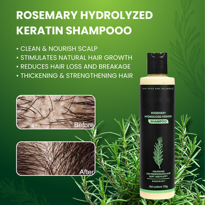 🔥Final 3 Hours: 70%OFF🔥FantasFeelets® Rosemary Hydrolyzed Keratin Shampoo