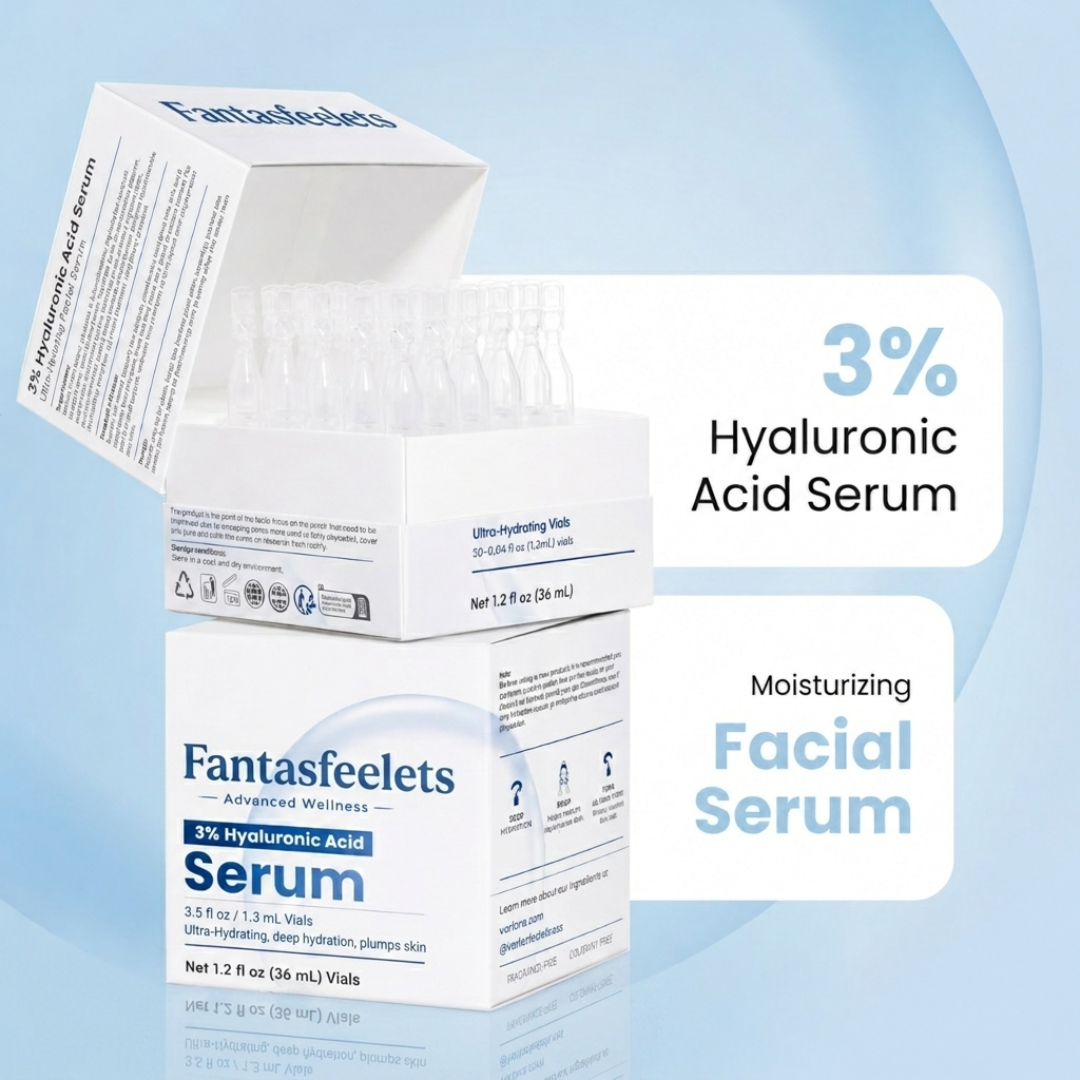 Fantasfeelets® 3% Hyaluronic Acid Ultra Hydrating Serum