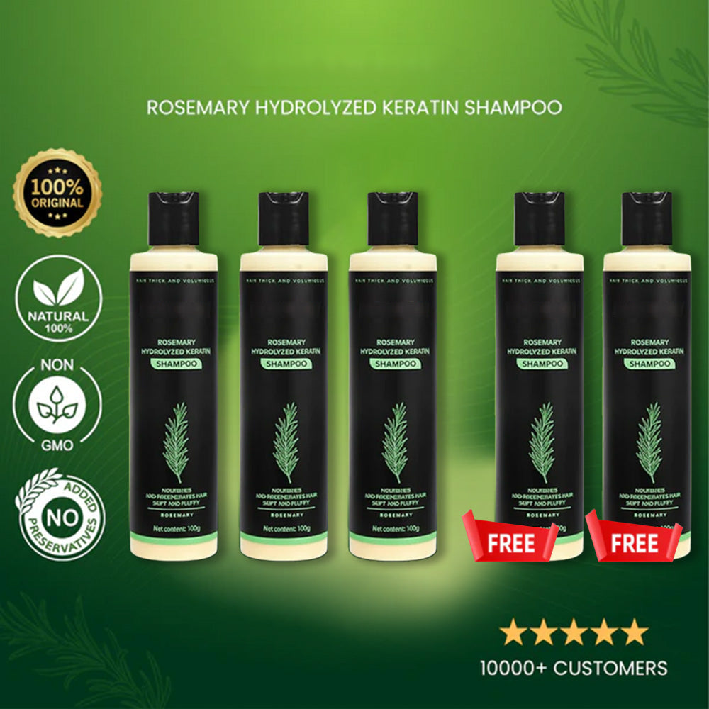 🔥Final 3 Hours: 70%OFF🔥FantasFeelets® Rosemary Hydrolyzed Keratin Shampoo