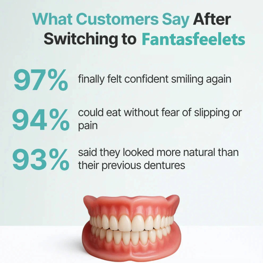 🌎Ends Today: 70% OFF! ⏰Fantasfeelets™ Medical Full Denture with Strong Suctiond🦷Obtain American Dental Association (ADA) Certification