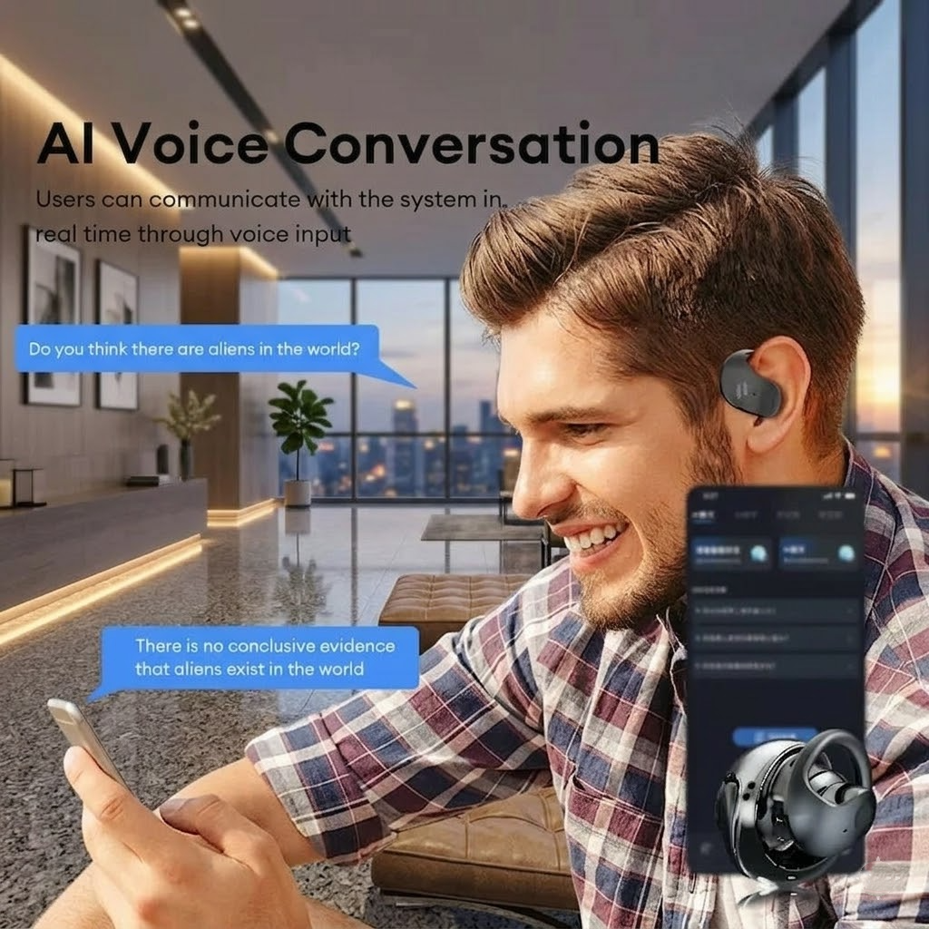 🏆LAST DAY SALE 60% OFF⏰AI Translation T26 Pro Wireless Bluetooth Translation Earbuds