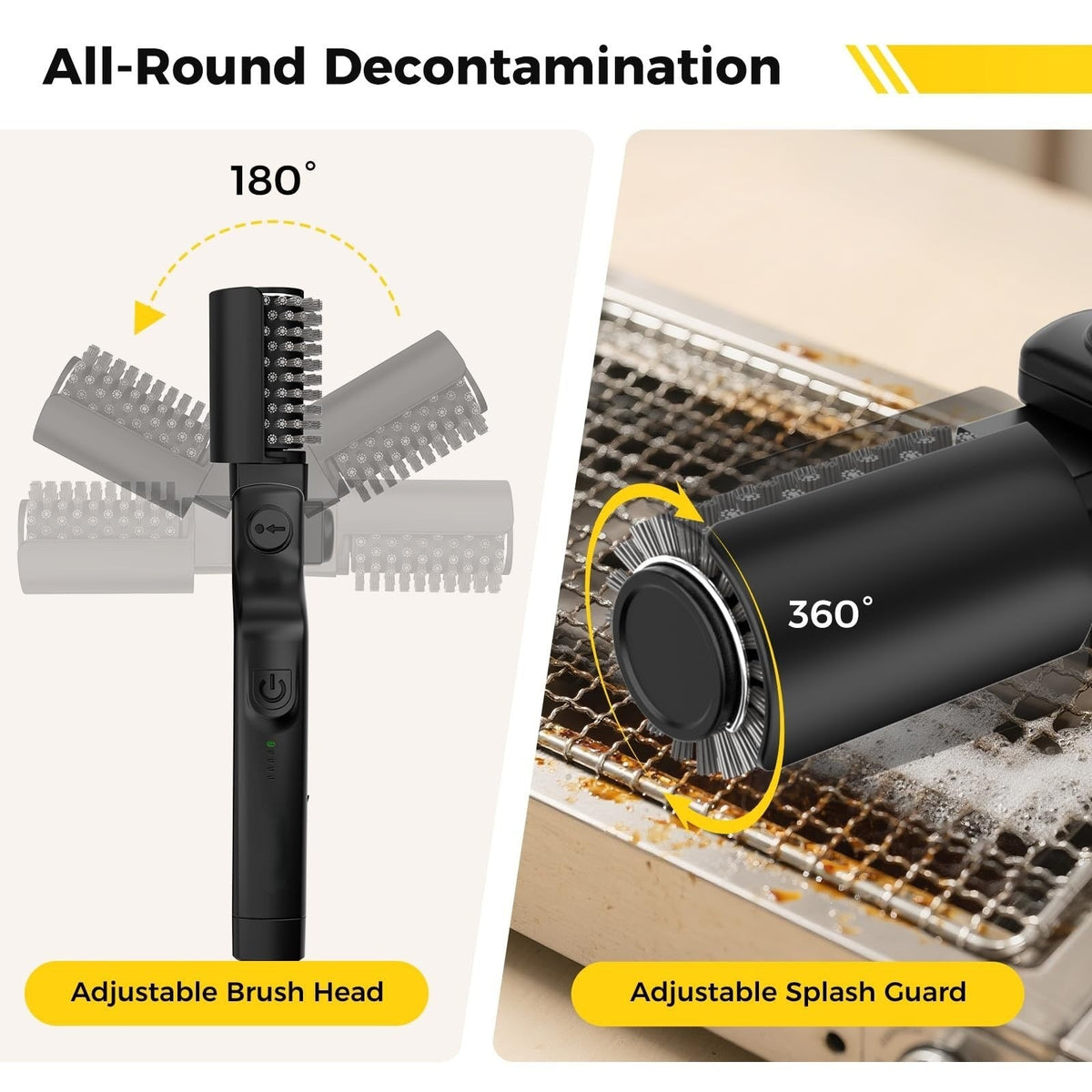 3-Speed High-Torque Electric Grill Brush (2026 Pro Edition)