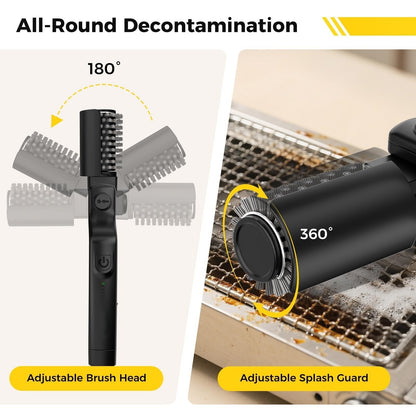 3-Speed High-Torque Electric Grill Brush (2026 Pro Edition)