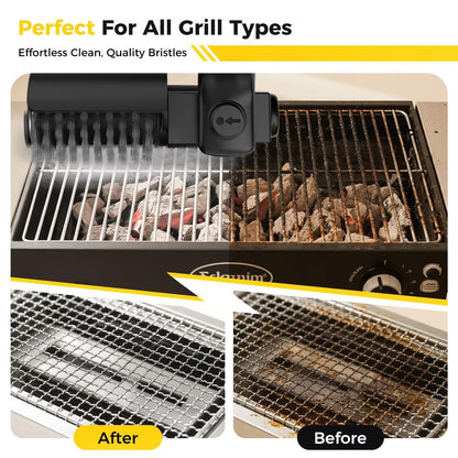 3-Speed High-Torque Electric Grill Brush (2026 Pro Edition)