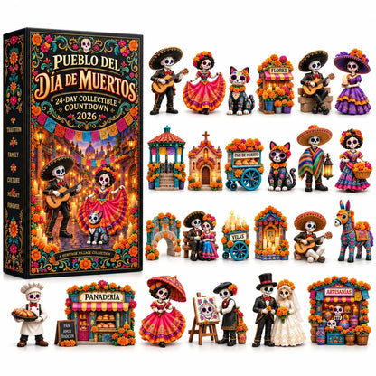 Overview of the Day of the Dead collectible countdown set