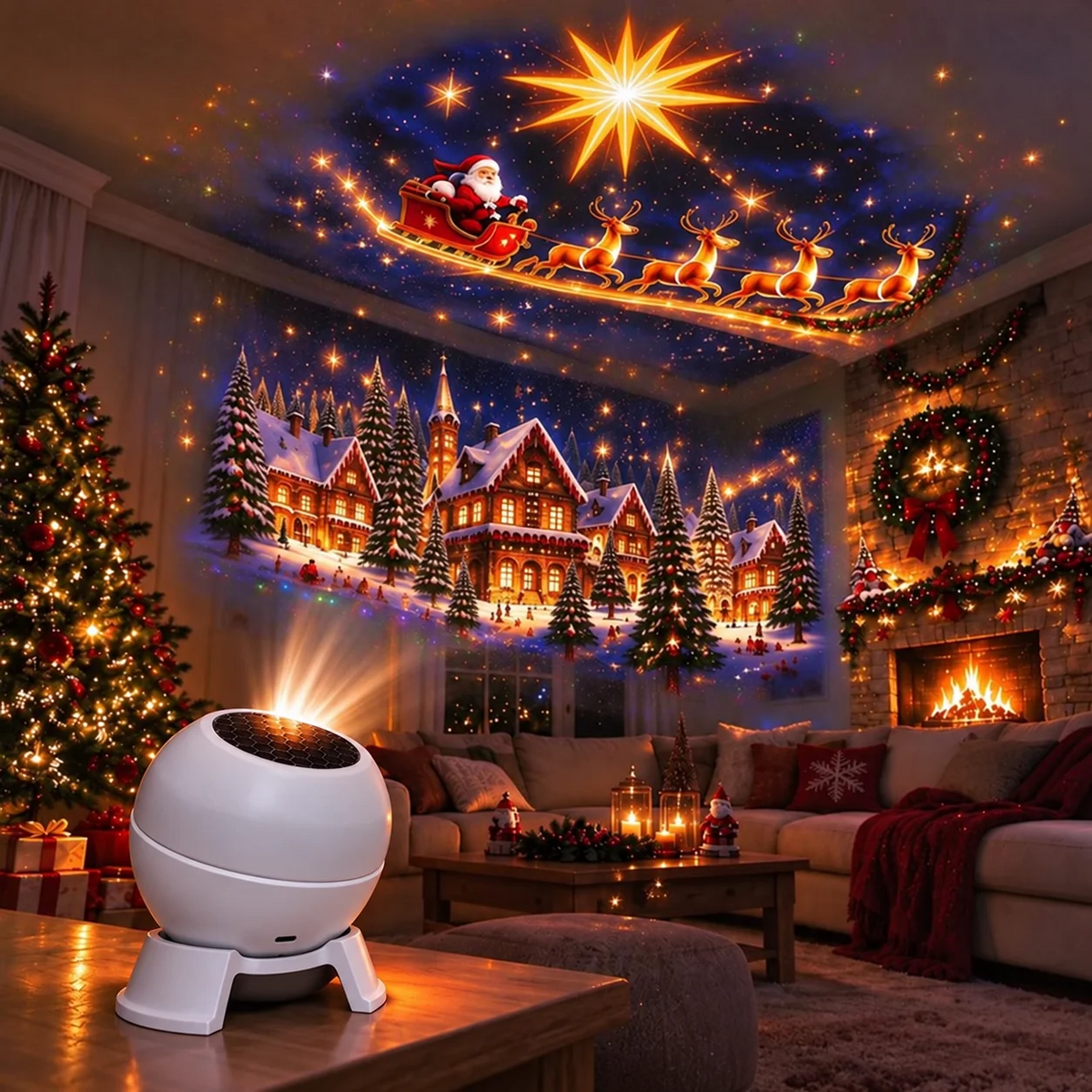 Christmas Indoor Ambience Projector Lamp