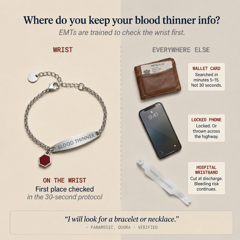 Instant Visibility Medical Bracelet