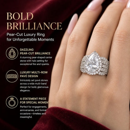 Radiant Pear Cut Band