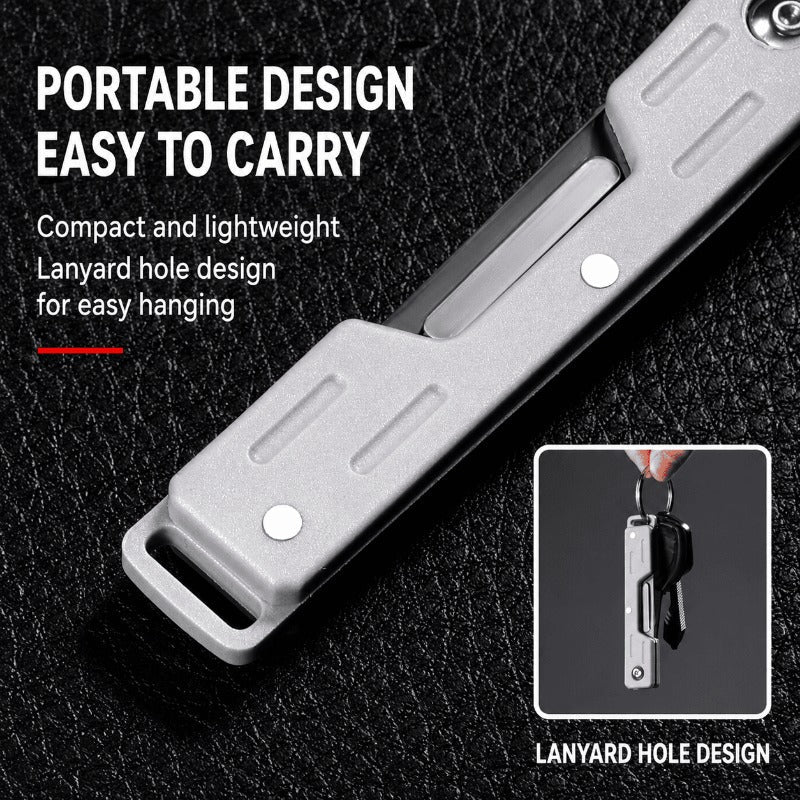 Compact Full Steel Folding Knife