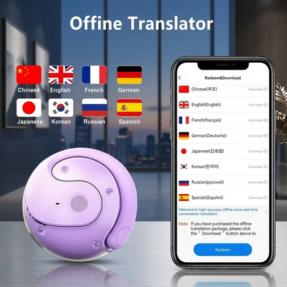 🏆LAST DAY SALE 60% OFF⏰AI Translation T26 Pro Wireless Bluetooth Translation Earbuds