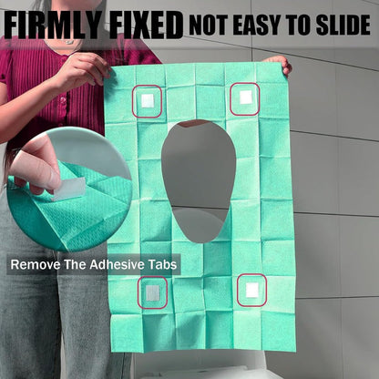 Non-Slip Disposable Toilet Covers