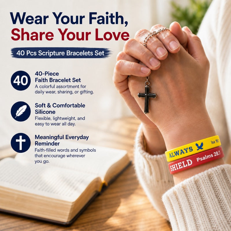 Inspirational Faith Silicone Wristbands