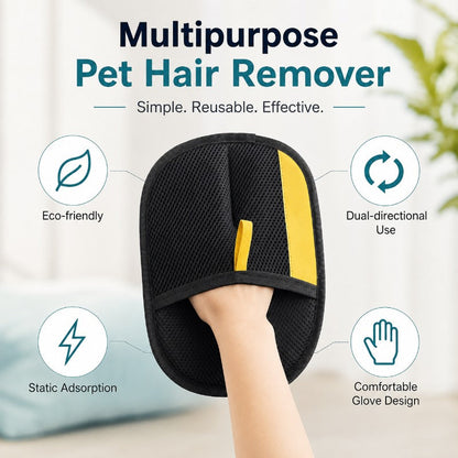 Double-Sided Pet Hair Mitten