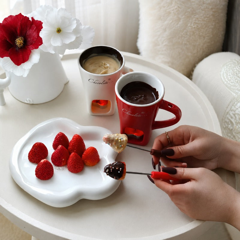 Ceramic Chocolate Fondue Mug