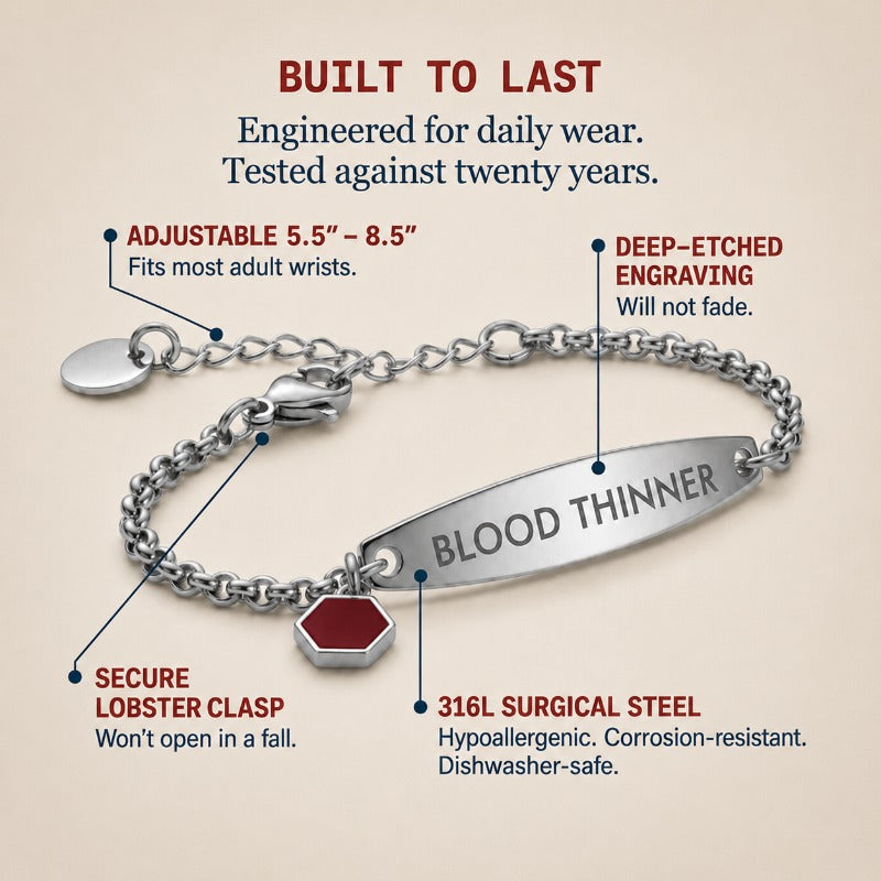 Instant Visibility Medical Bracelet