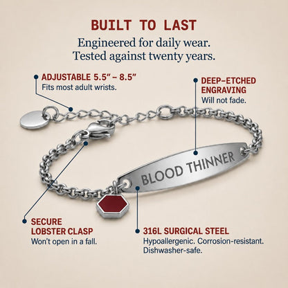 Instant Visibility Medical Bracelet