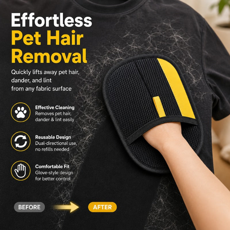 Double-Sided Pet Hair Mitten