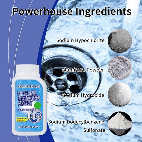 FANTASFEELETS™ Drain Clog Remover and Cleaner, Unclog Toilet Clog And Kitchen Sink Pipe and Removes Odors