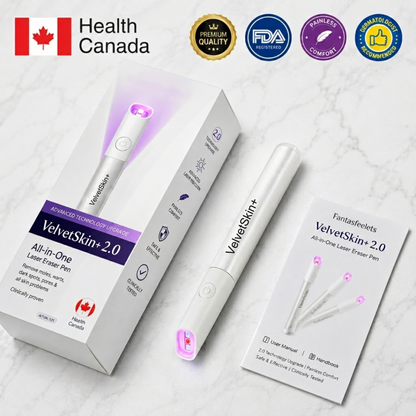 🔥 NEW 2026 GEN 2 Update☂FantasFeelets® VelvetSkin+ Photorejuvenation2.0 ⚔️All-in-One Laser Eraser Pen🖊️ (🔬Powered by Photorejuvenation – effectively removes moles, warts, skin tags, pigmentation spots, and other skin imperfections)