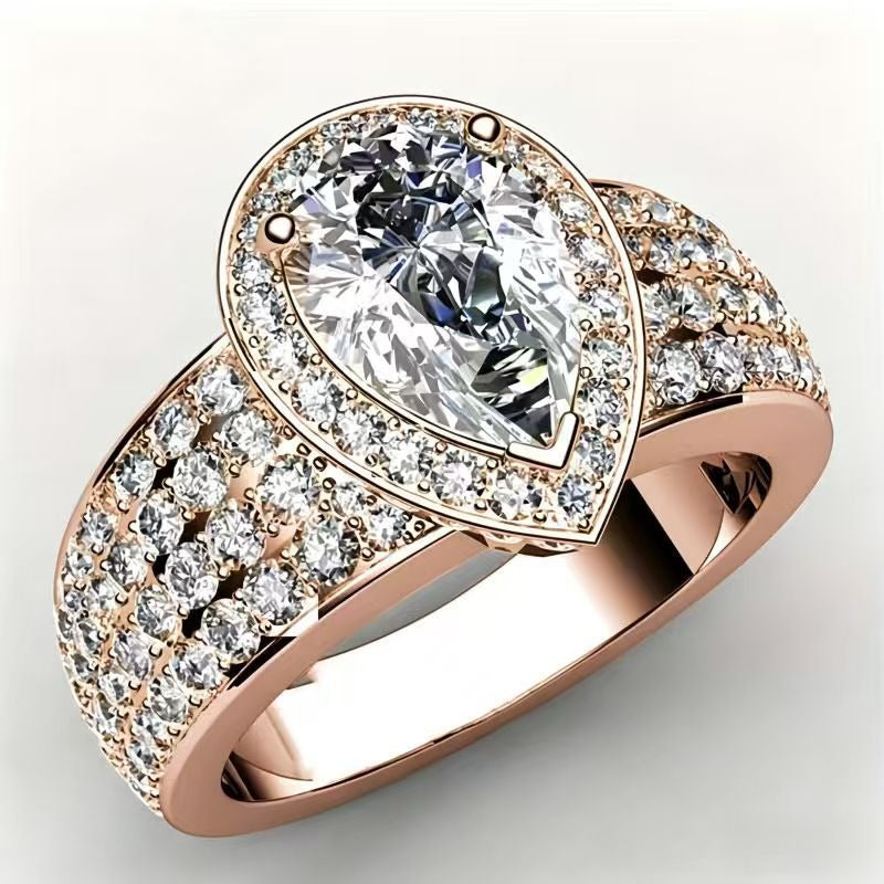 Radiant Pear Cut Band