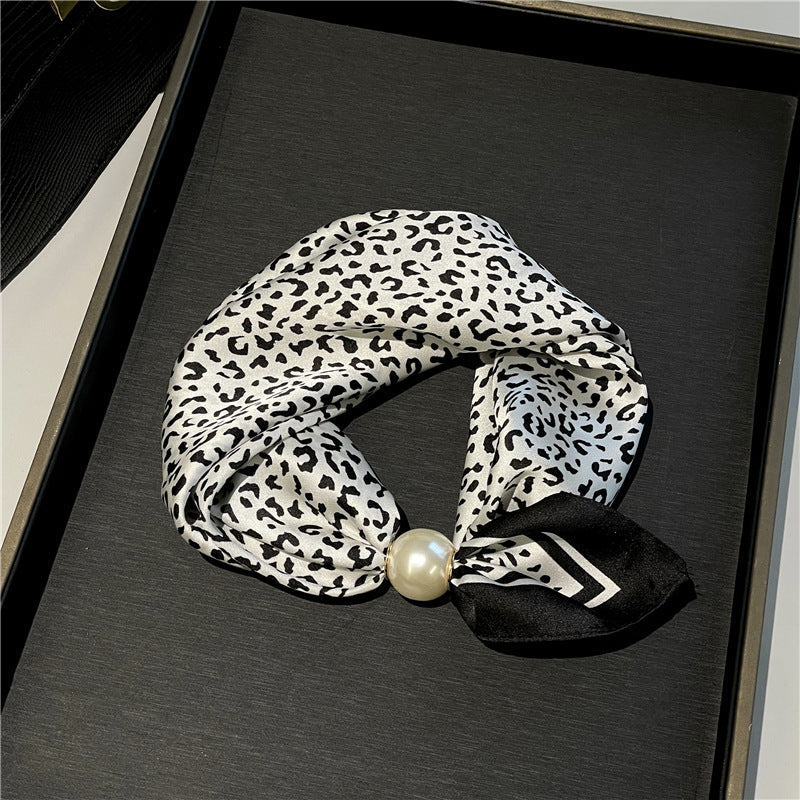 Elegant No-Tie Satin Scarf