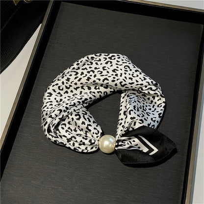 Elegant No-Tie Satin Scarf