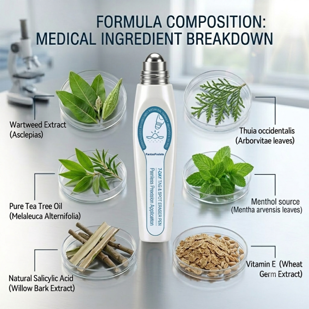 𝟕-𝐃𝒂𝘆 𝐒𝗸𝐢𝐧 𝐓𝒂𝗴 & 𝐒𝐩𝙤𝐭 𝐄𝐫𝒂𝐬𝙚𝐫 Painless & Scar-Free Advanced Imperfection Remova𝗜 Ro𝗜𝗜erba𝗜𝗜 Pen