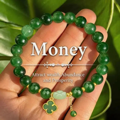 Money Magnet Clover Bracelet