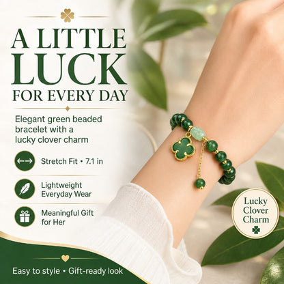 Money Magnet Clover Bracelet