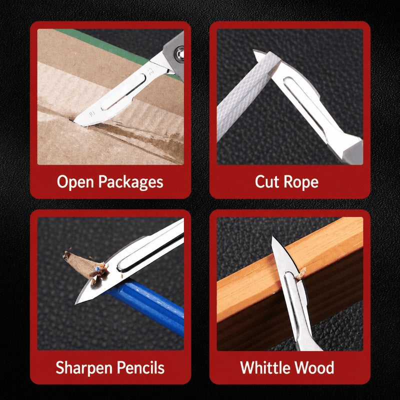 Compact Full Steel Folding Knife