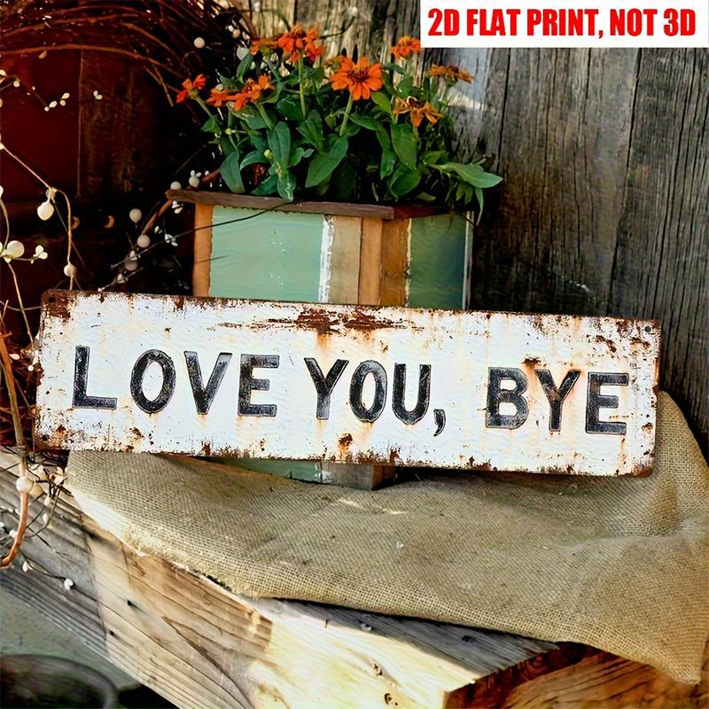Vintage License Plate Sign