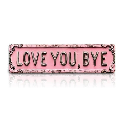 Vintage License Plate Sign