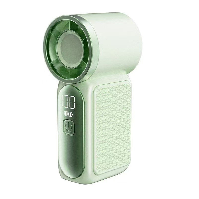 ❄️ Turbo Handheld Fan – 16900 RPM, 6 speeds, LED display
