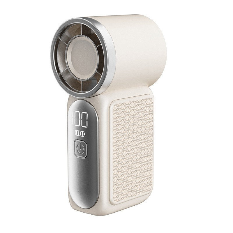 ❄️ Turbo Handheld Fan – 16900 RPM, 6 speeds, LED display