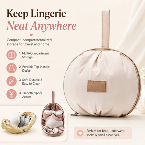 Multi-Compartment Lingerie Organizer