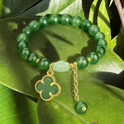Money Magnet Clover Bracelet