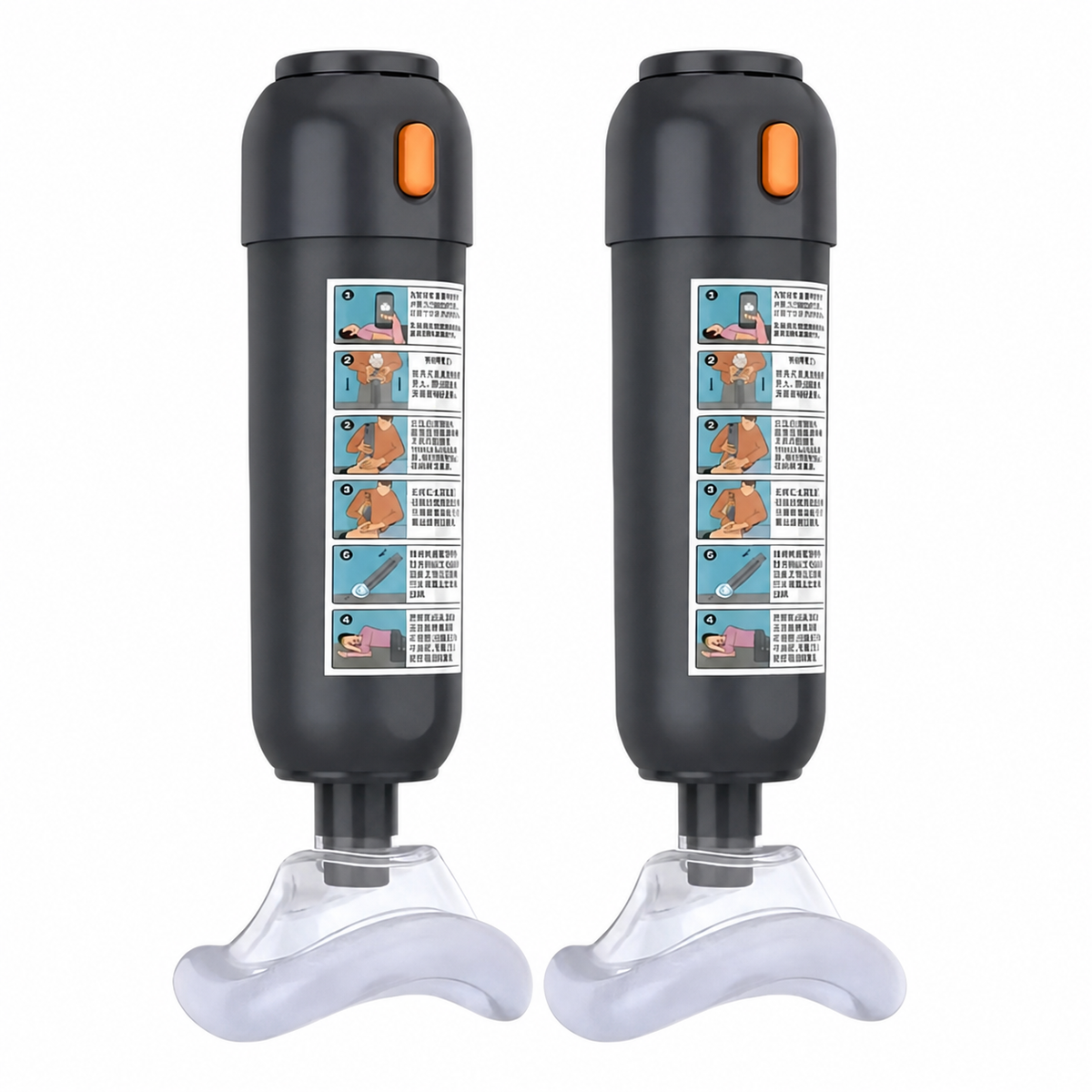 One-Button Anti-Choking Emergency Rescue Kit