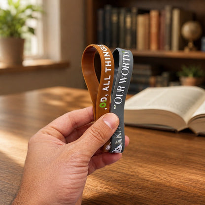Inspirational Faith Silicone Wristbands