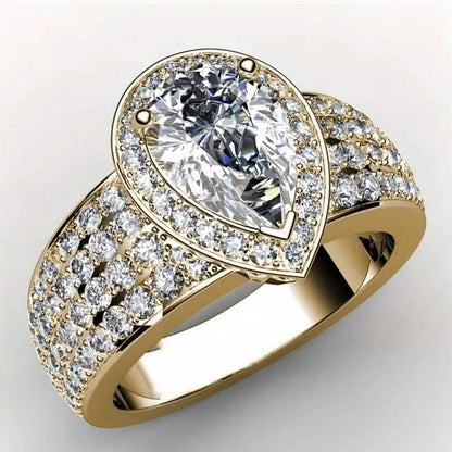 Radiant Pear Cut Band